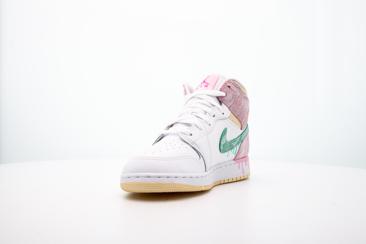 Air Jordan 1 MID SE (GS) White - Image 6