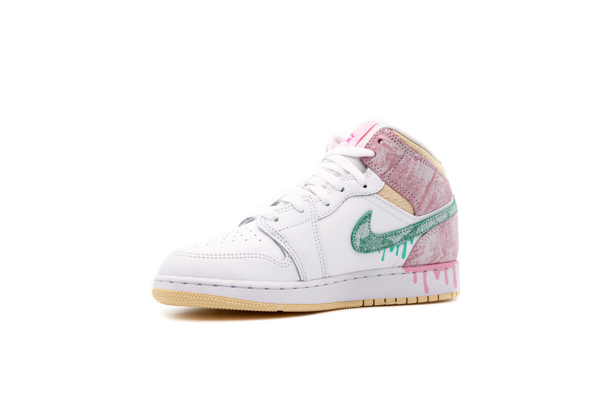 Air Jordan 1 MID SE (GS) White - Image 7