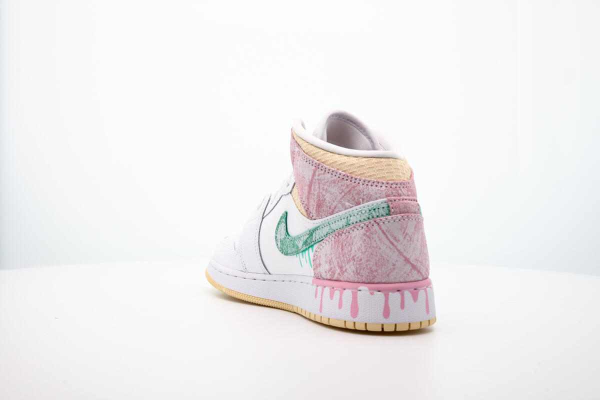 Air Jordan 1 MID SE (GS) White - Image 10