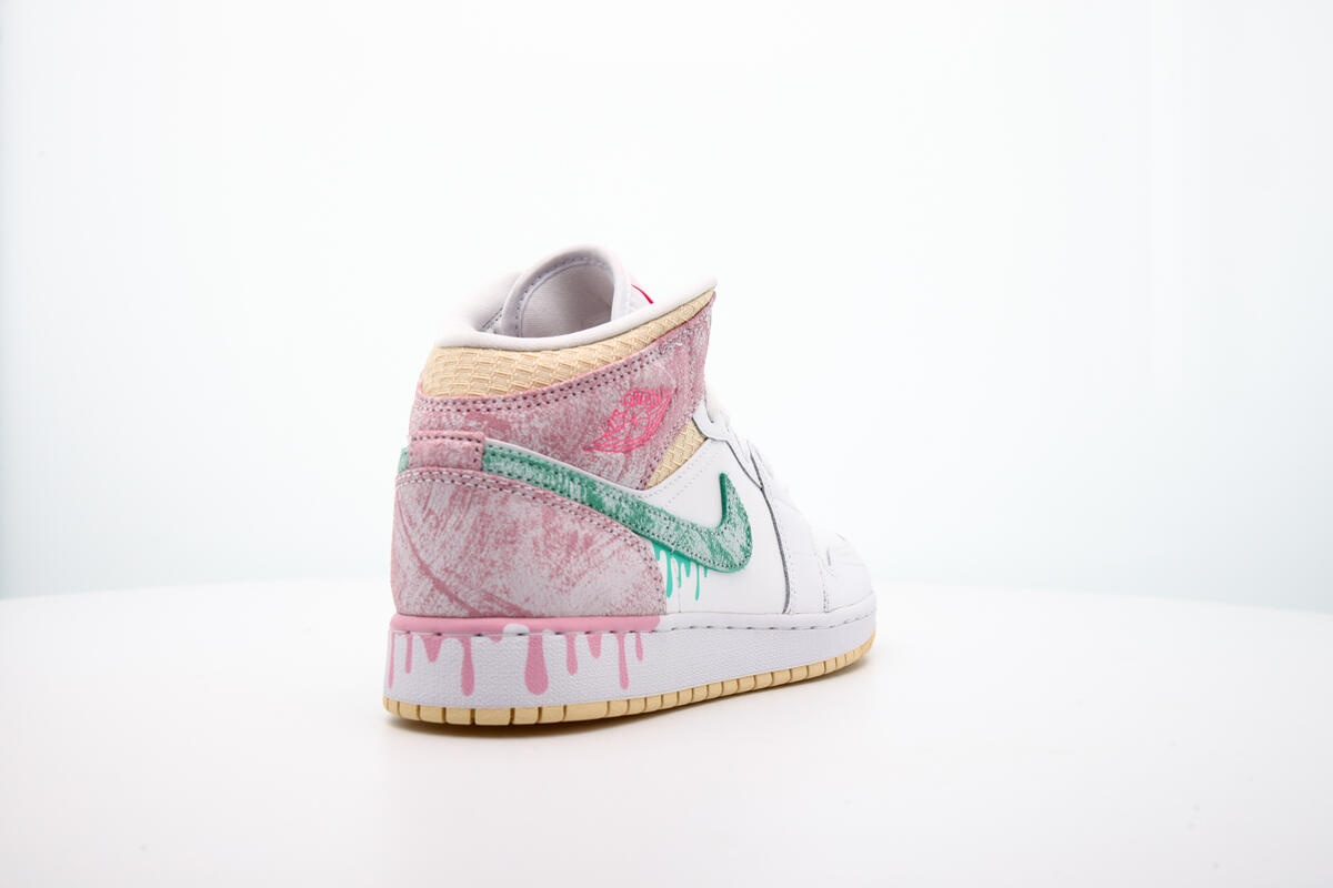 Air Jordan 1 MID SE (GS) White - Image 12