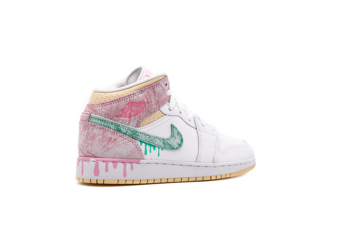 Air Jordan 1 MID SE (GS) White - Image 13