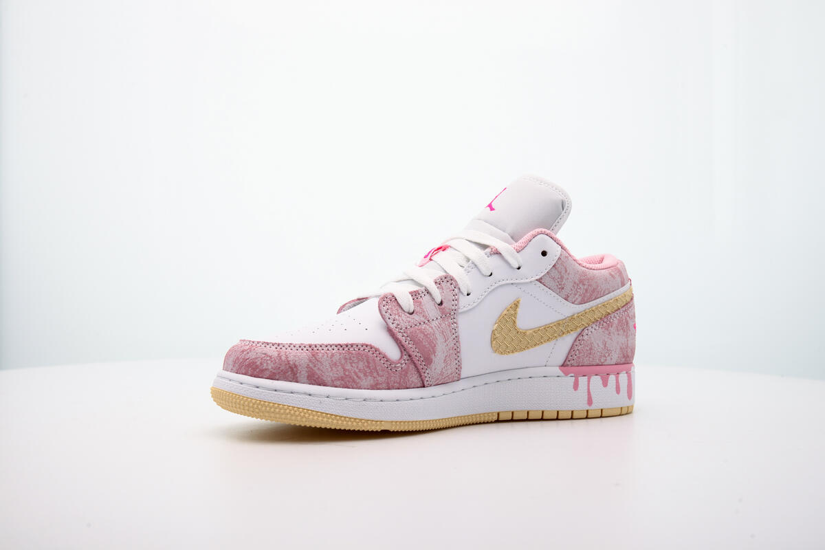 Air Jordan 1 Low 'Arctic Punch/Pale Vanilla-White' (GS) - Image 7