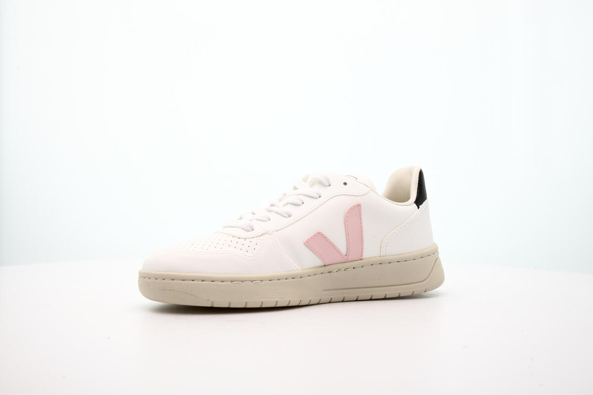 Veja V-10 "WHITE_PETALE_BLACK" (Women's) - Image 7
