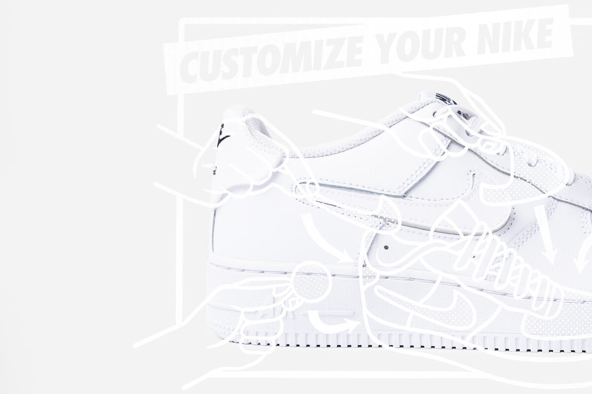 Nike Air Force 1 White (GS) - Image 14
