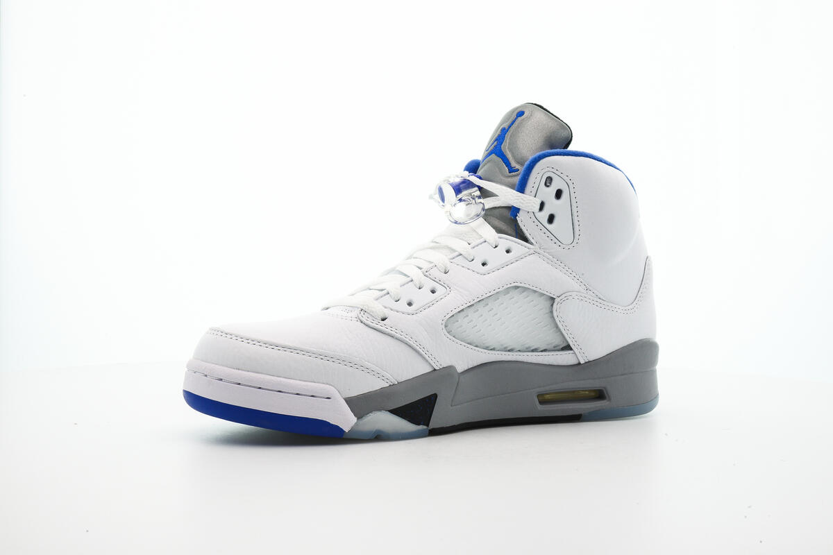 air jordan 5 retro gs white hyper royal