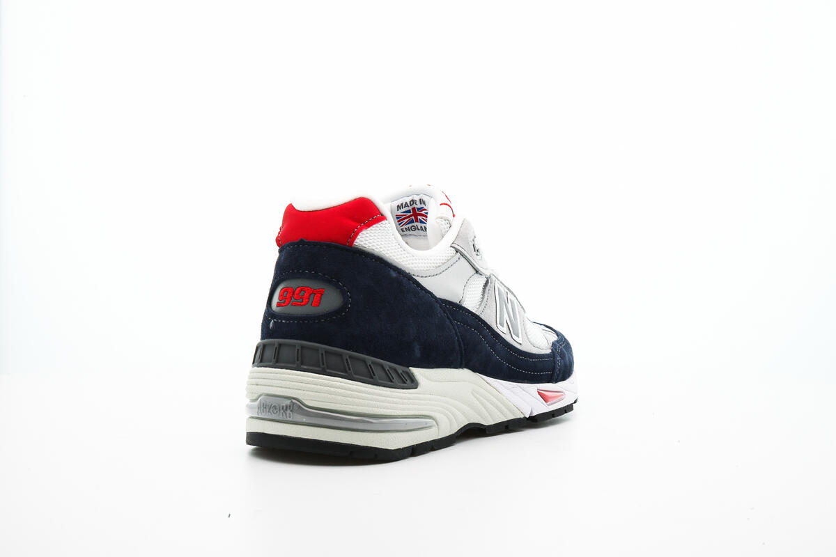 New Balance M991 GWR 'Made in England' (Weiß / Navy / Grau) - Image 12