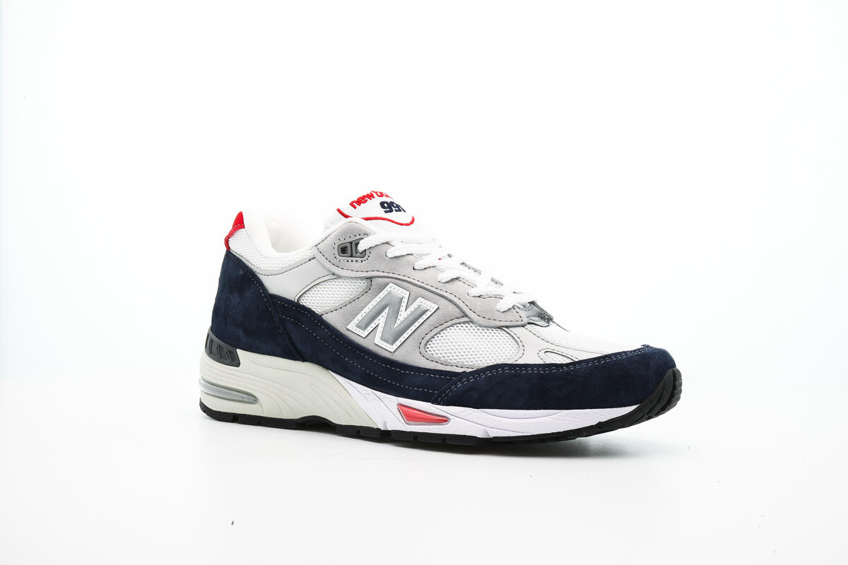 New Balance M991 GWR 'Made in England' (Weiß / Navy / Grau) - Image 3