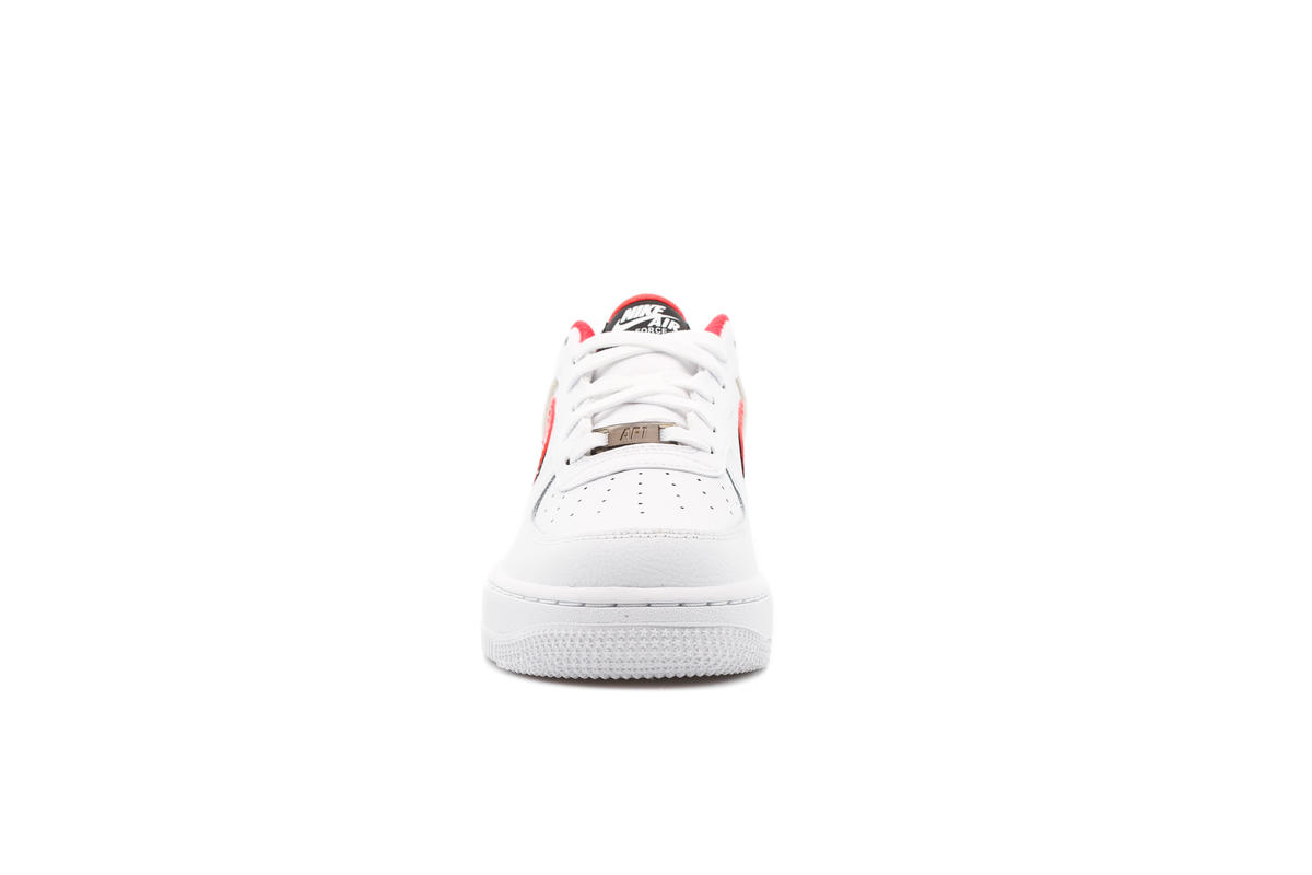 Nike Sir Force 1 Low (gs) Fresh White Black Bright Crimson DJ5528-100