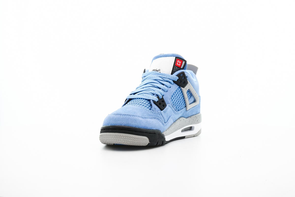 retro 4 university blue black white