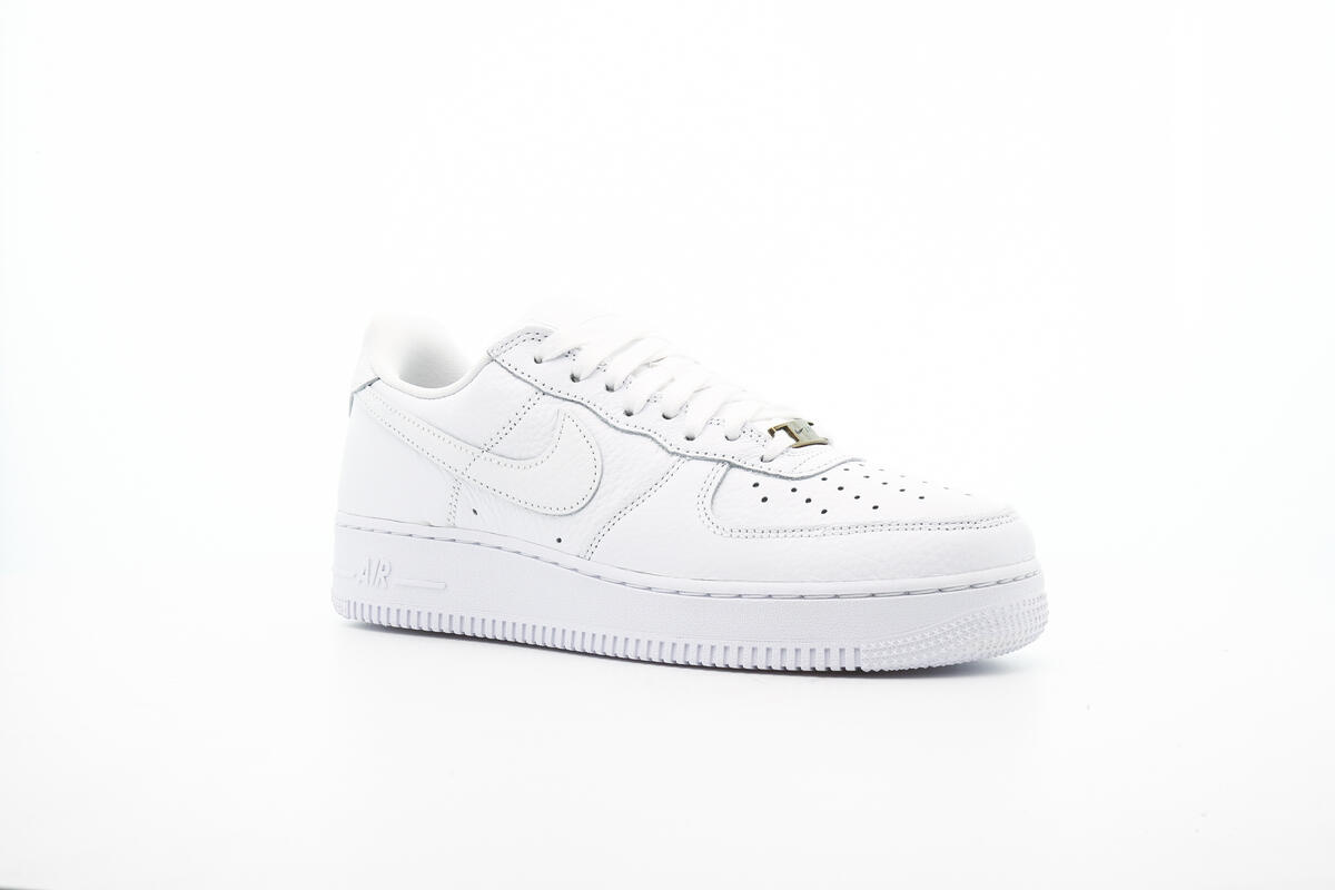 Nike Air Force 1 Craft Low Triple white CU4865-100 Mens Sneakers Size 11.5