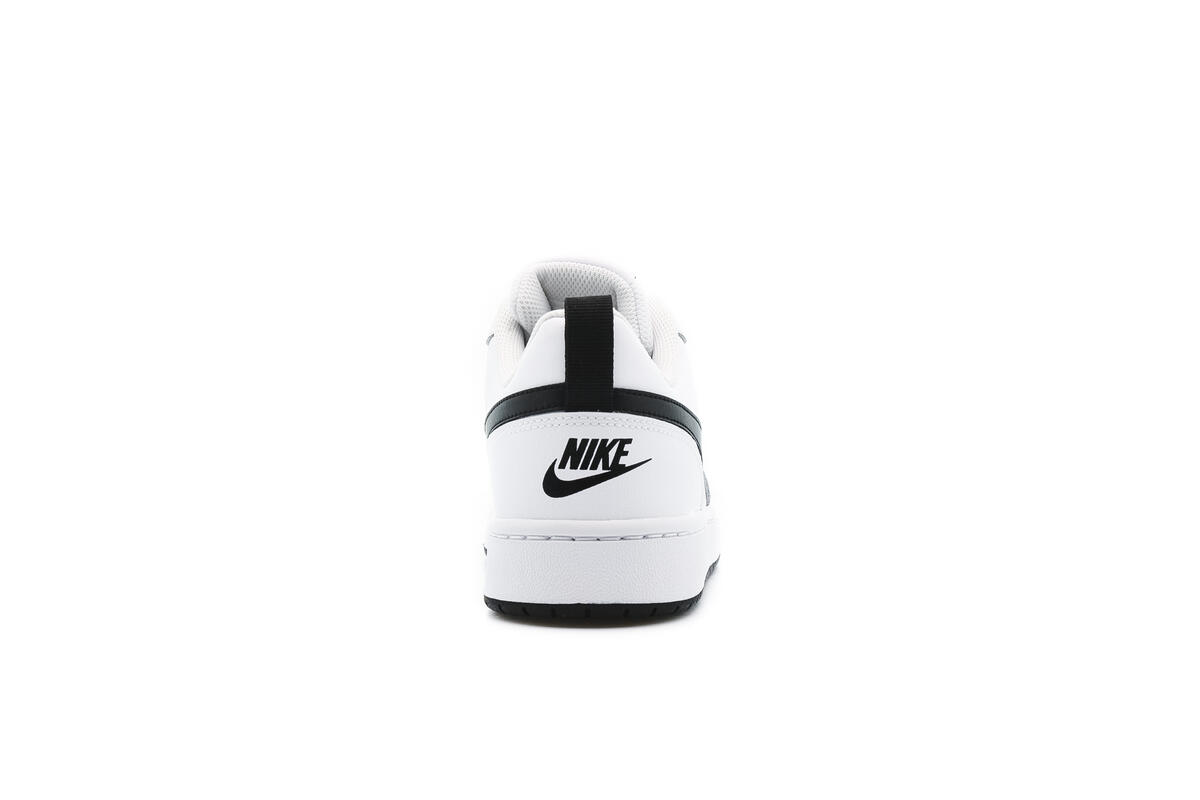 Nike Court Borough Low 2 Grade School White / Black - Image 17
