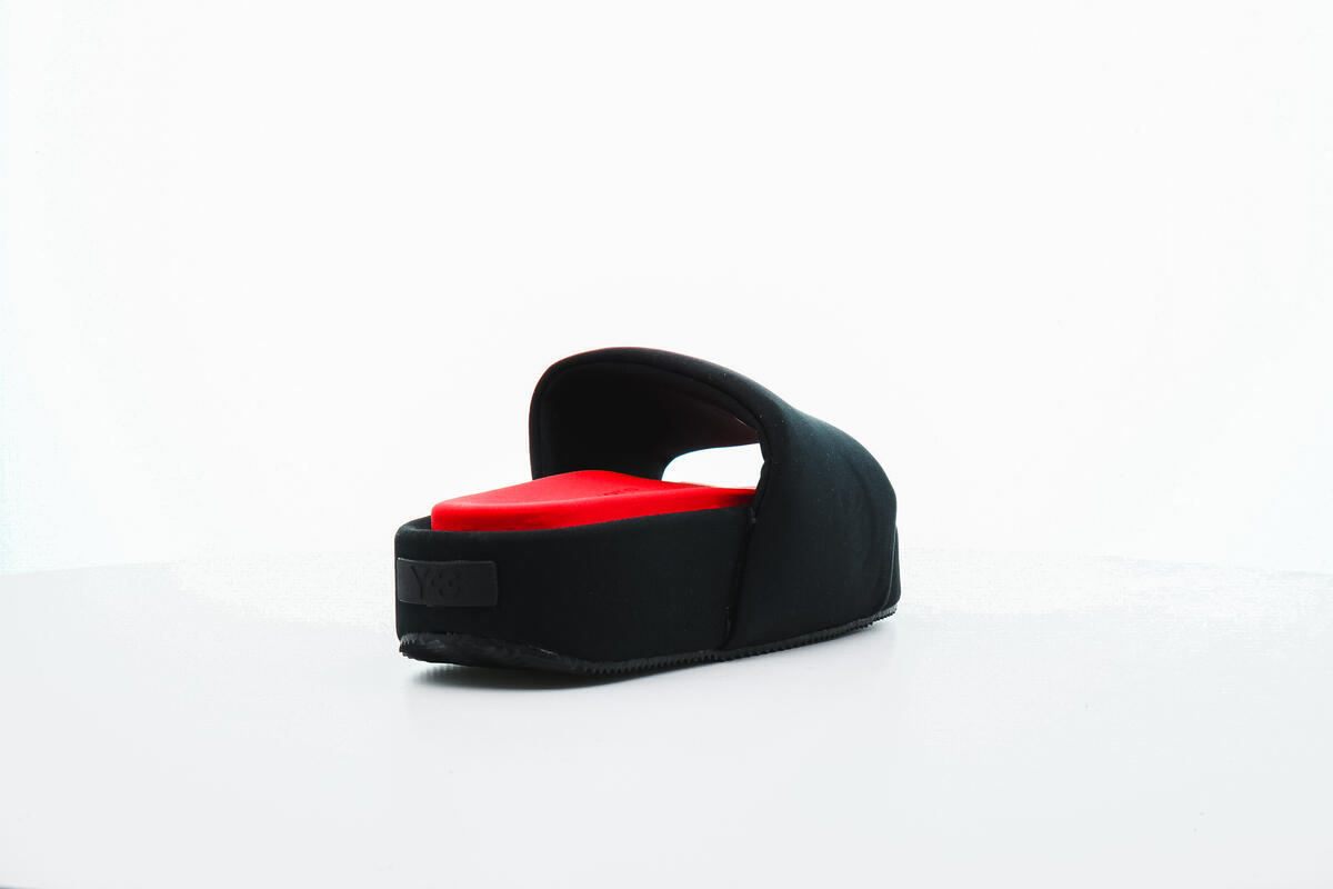 Adidas Y-3 Slides Black/Red - Image 16