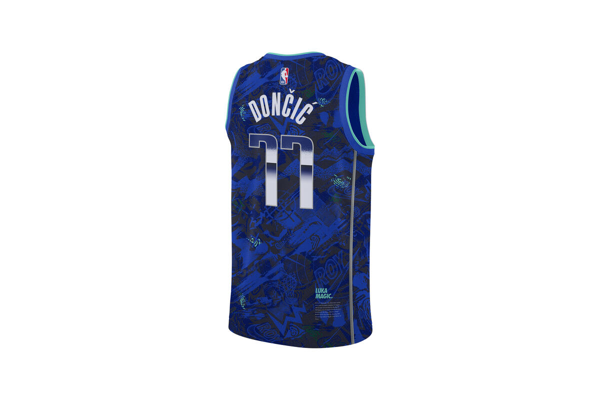 Nike Mens Luka Doncic Select Series Jersey Hyper Royal - Image 3