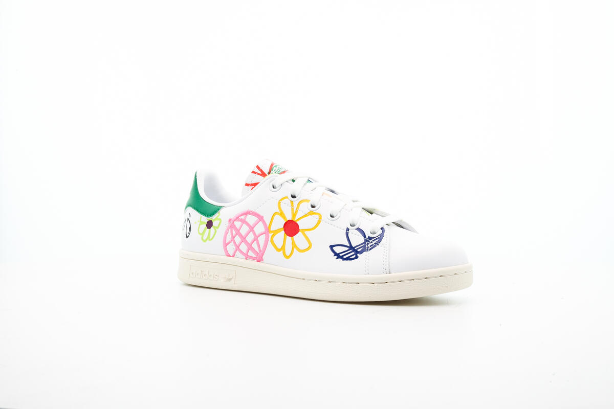 Adidas Stan Smith 'Primegreen Floral' Cloud White/Green - Image 7
