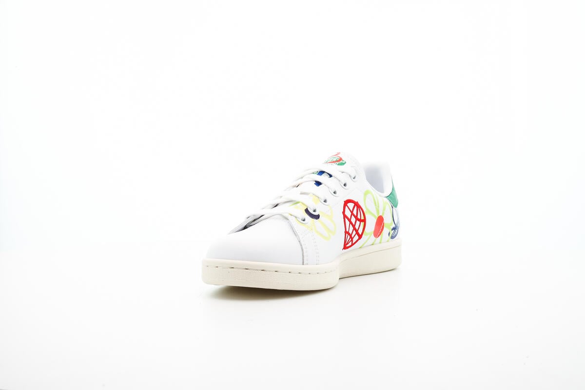 Adidas Stan Smith 'Primegreen Floral' Cloud White/Green - Image 10