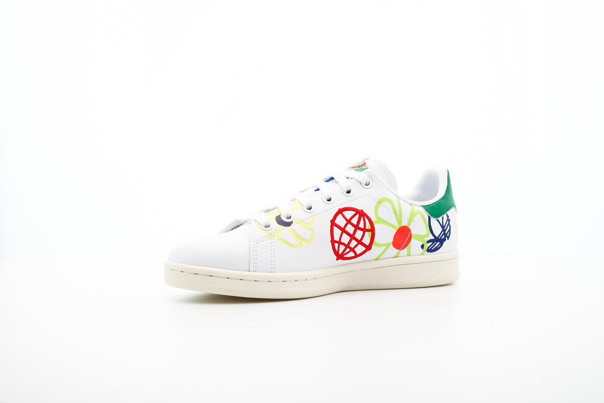 Adidas Stan Smith 'Primegreen Floral' Cloud White/Green - Image 11