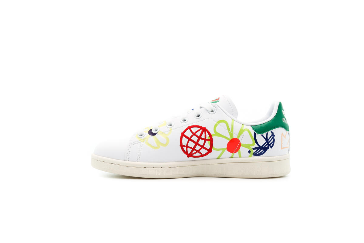 Adidas Stan Smith 'Primegreen Floral' Cloud White/Green - Image 12