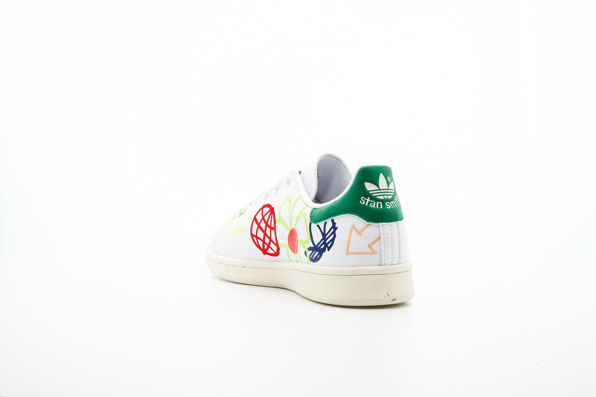 Adidas Stan Smith 'Primegreen Floral' Cloud White/Green - Image 14