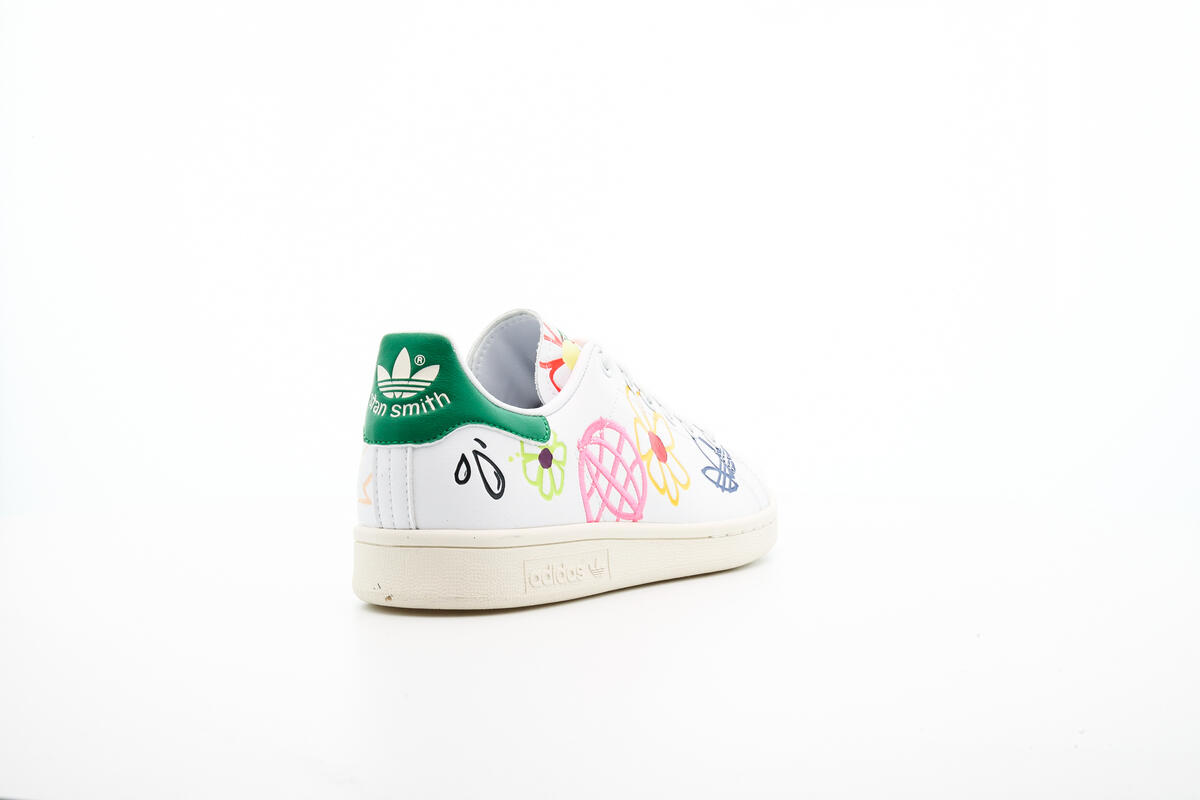 Adidas Stan Smith 'Primegreen Floral' Cloud White/Green - Image 16