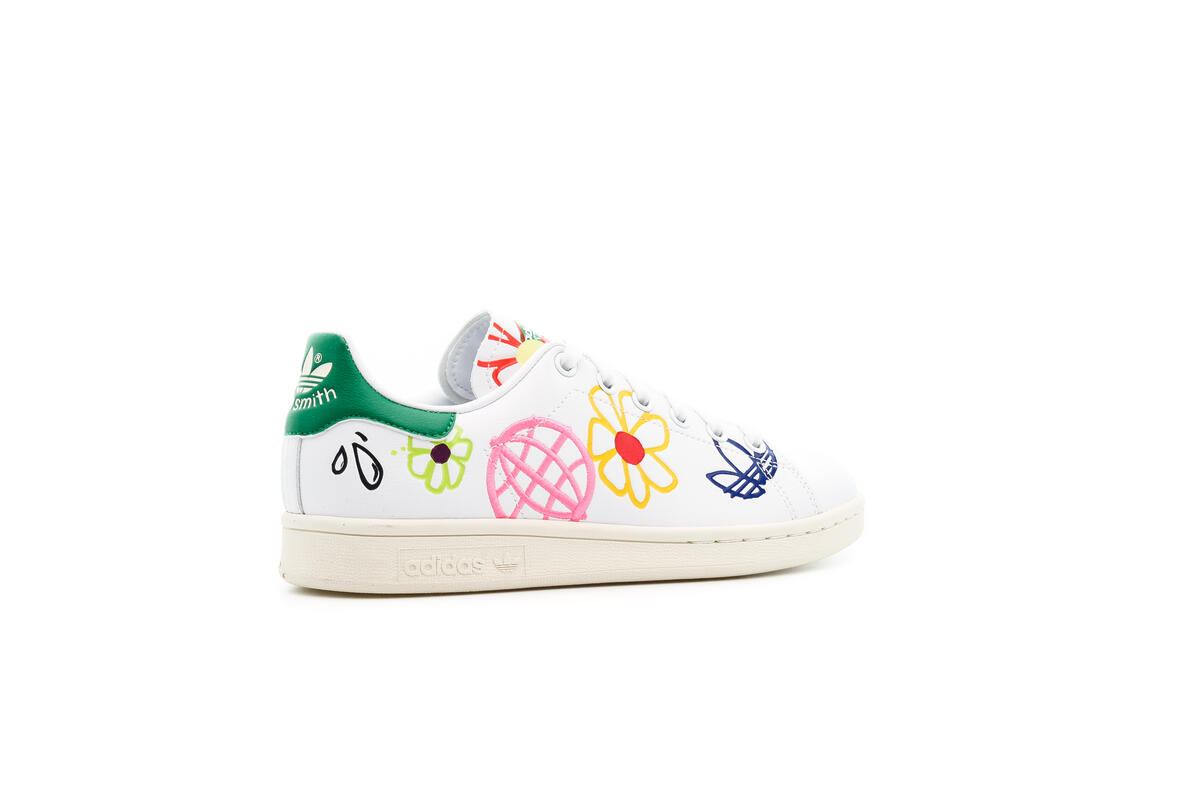 Adidas Stan Smith 'Primegreen Floral' Cloud White/Green - Image 17
