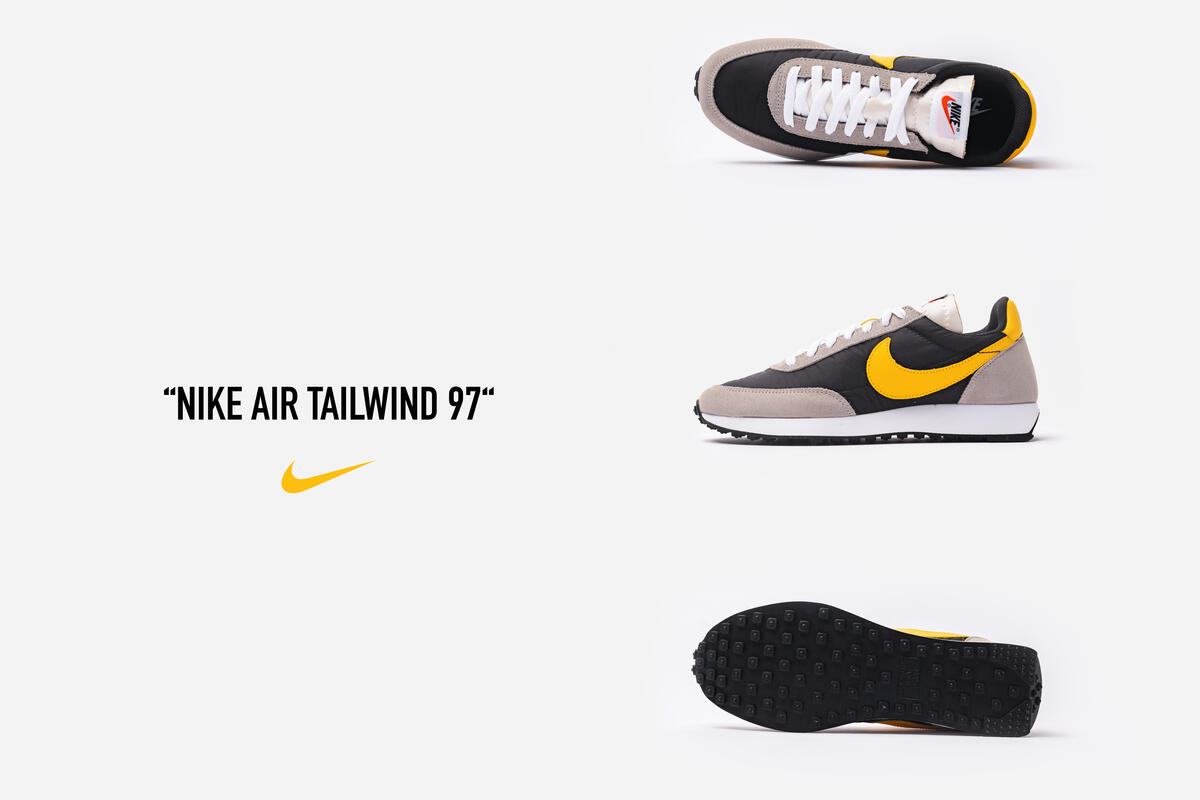 Nike Air Tailwind 79 (Schwarz / Grau / Gelb) - Image 14