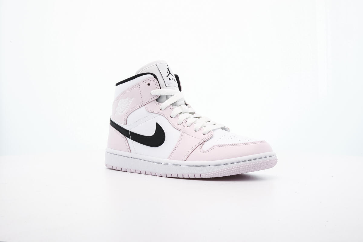 Air Jordan 1 Mid Light Violet / Black - White (Women's) - Image 8