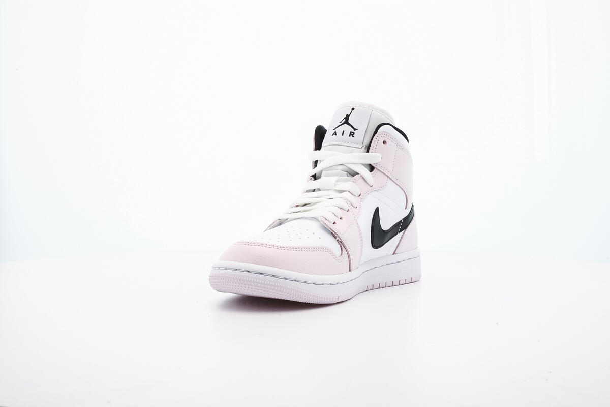 Air Jordan 1 Mid Light Violet / Black - White (Women's) - Image 11