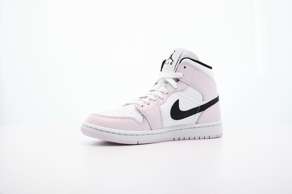 Air Jordan 1 Mid Light Violet / Black - White (Women's) - Image 12