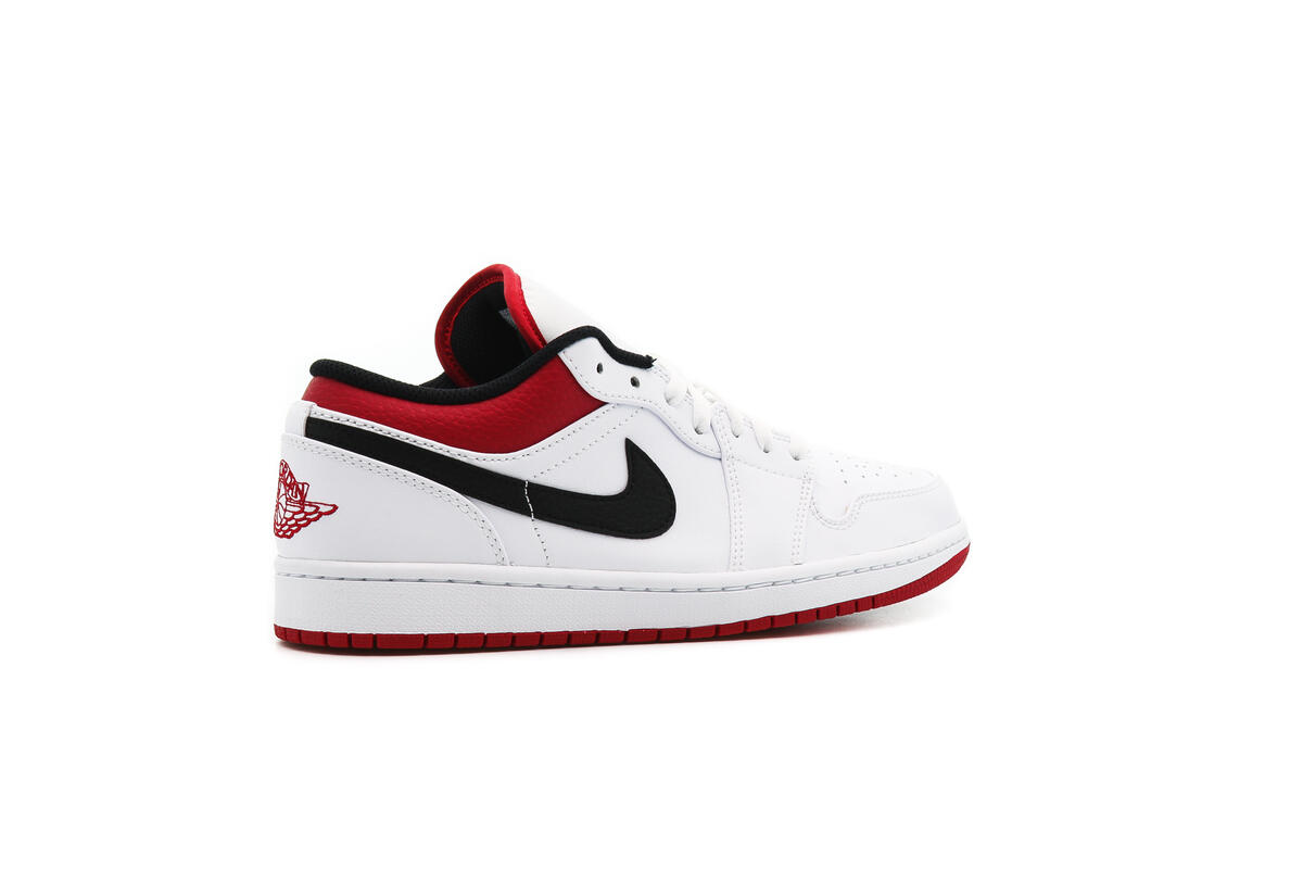 Air Jordan 1 Low White / Gym Red - Black - Image 16