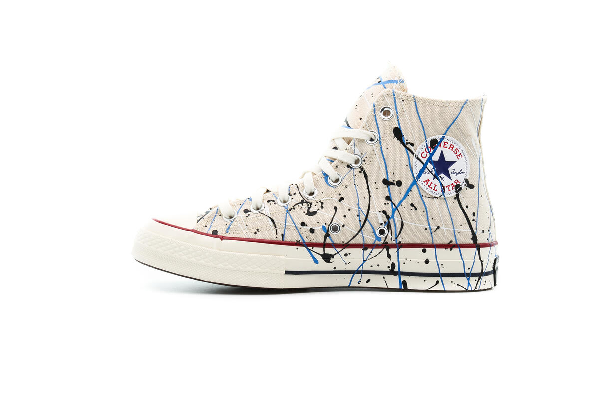 Converse Chuck 70 Hi Paint Splatter - Egret - Image 8