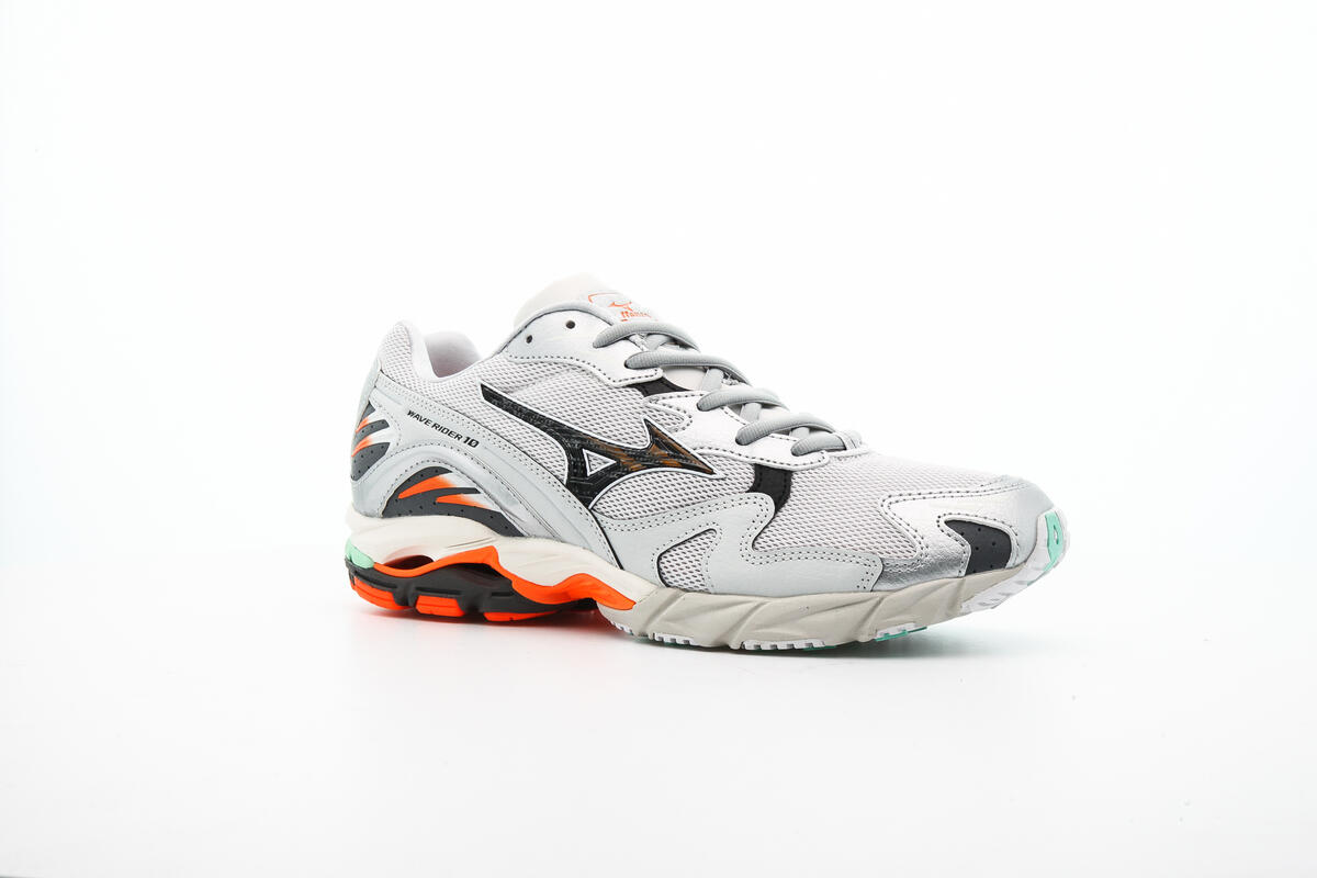 Mizuno Wave Rider 10 (Grau / Orange) - Image 9