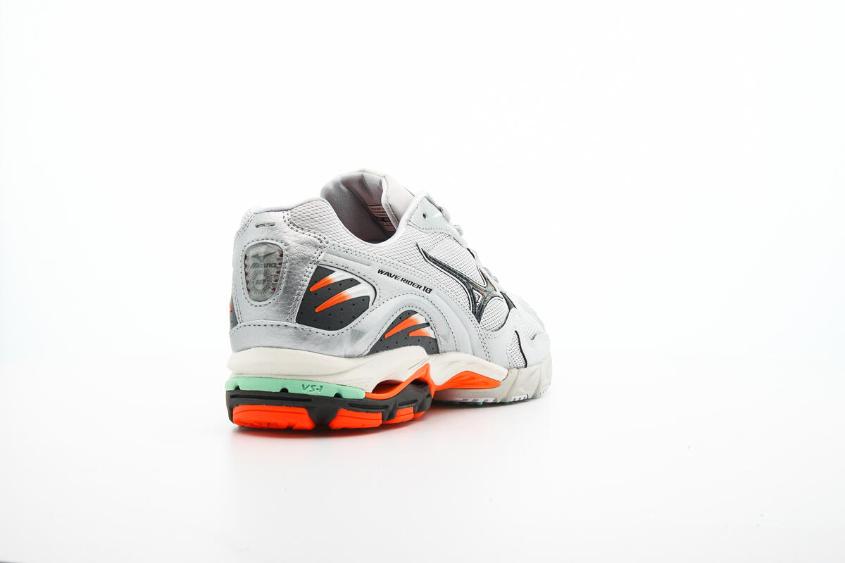 Mizuno Wave Rider 10 (Grau / Orange) - Image 18