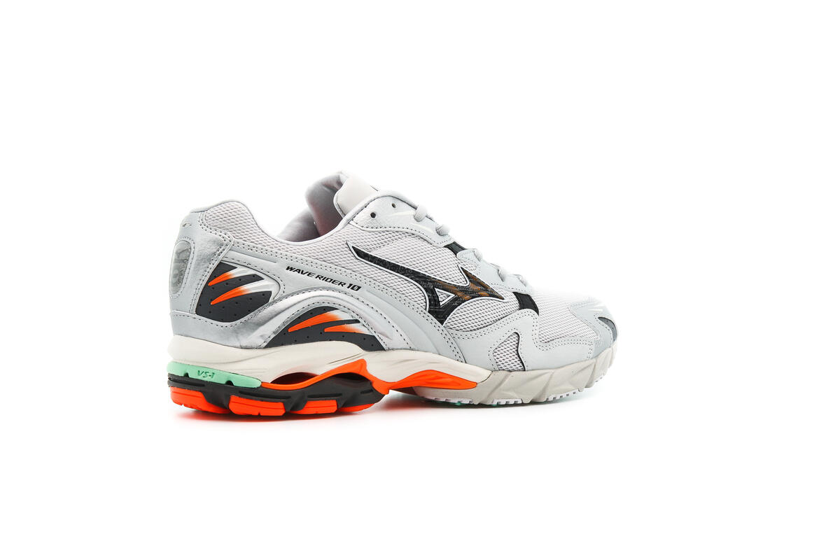 Mizuno Wave Rider 10 (Grau / Orange) - Image 19