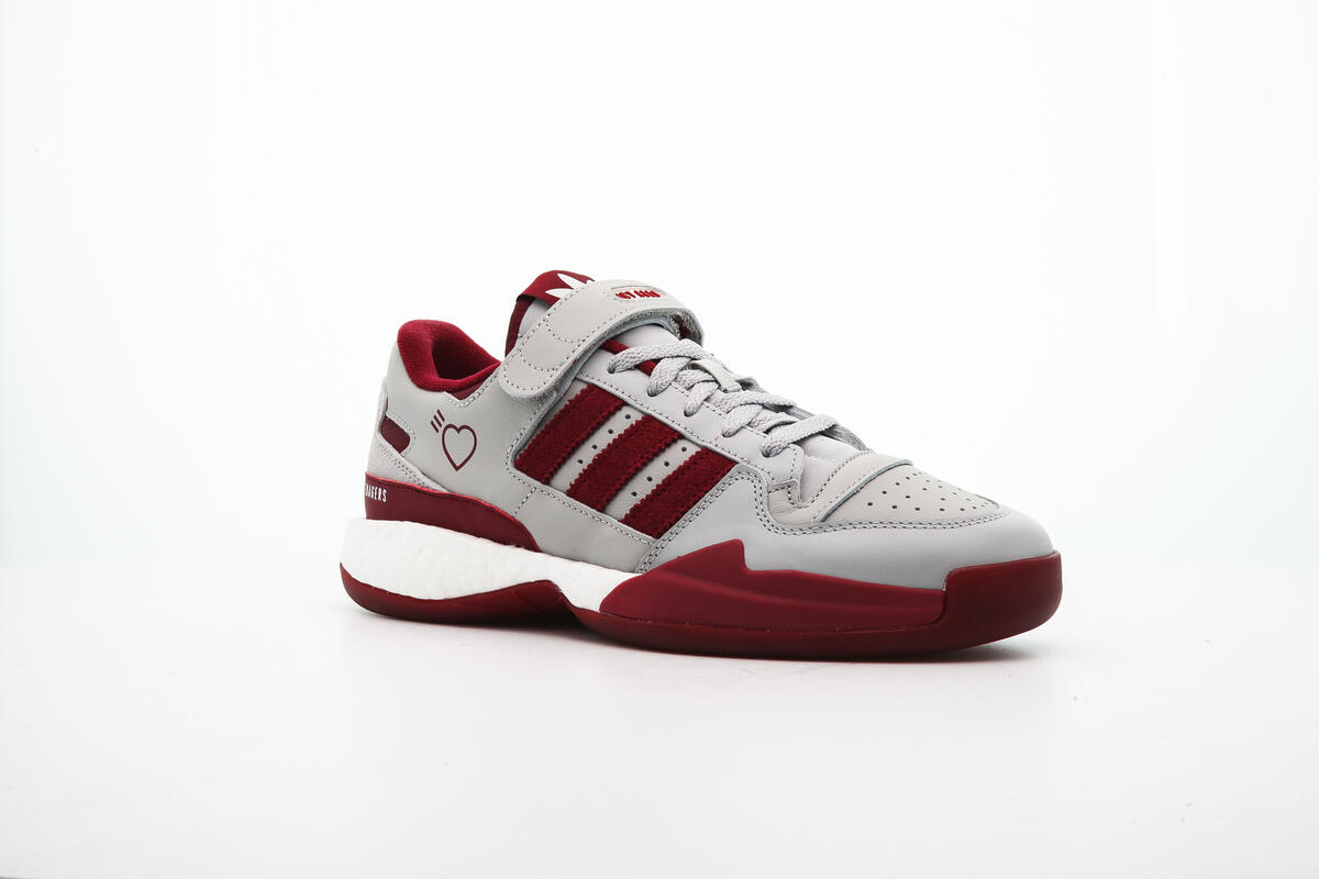Adidas x Human Made Forum Low 'Burgundy' - Image 3