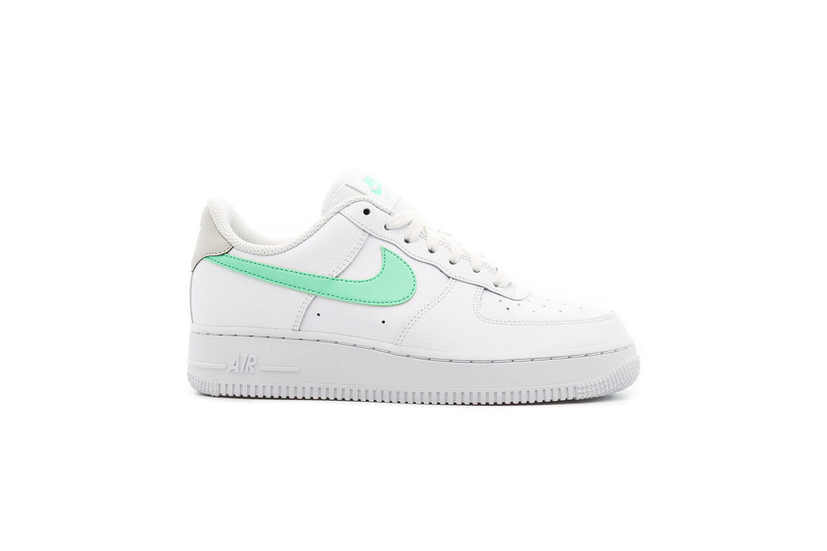 Nike WMNS Air Force 1`07 - White / Green Glow / Light Bone - Image 8