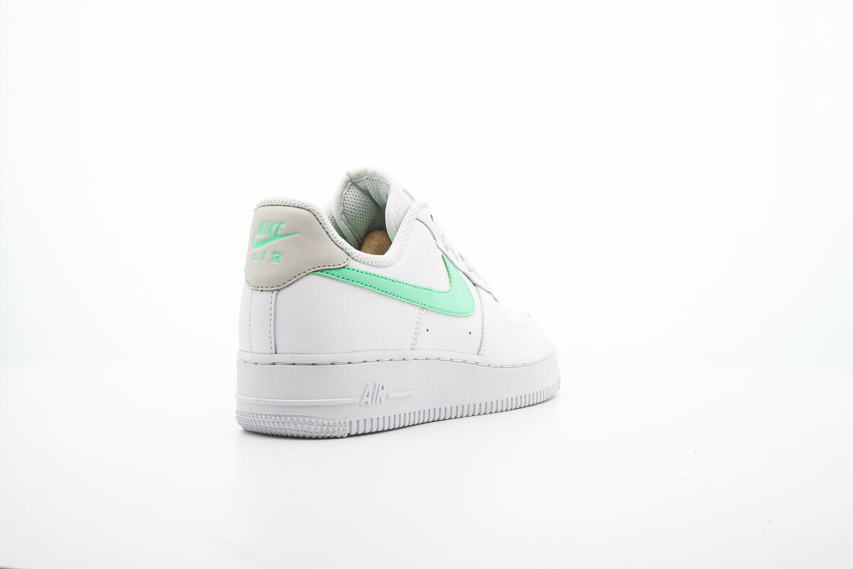 Nike WMNS Air Force 1`07 - White / Green Glow / Light Bone - Image 18