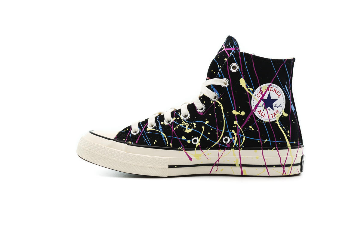Converse Chuck 70 Hi Black / Hyper Magenta / Egret - Image 25