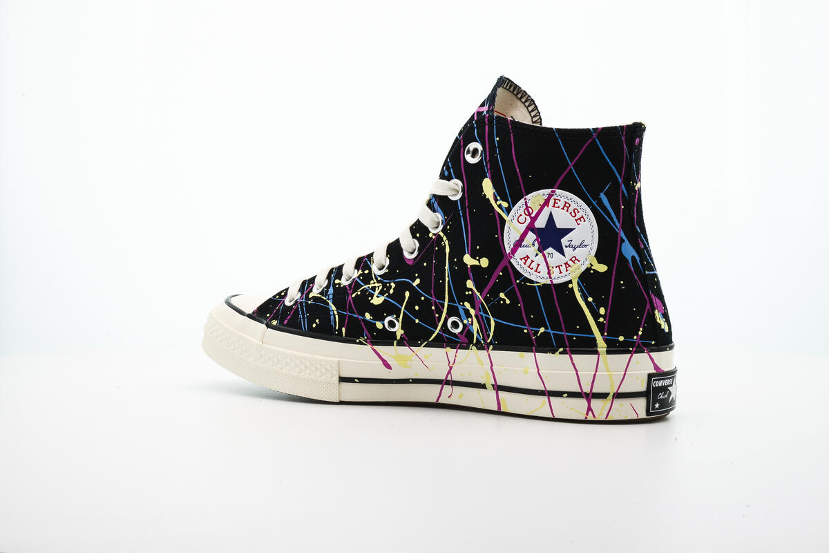 Converse Chuck 70 Hi Black / Hyper Magenta / Egret - Image 26