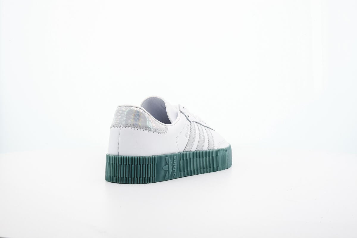 adidas gazelle silver green womens W US11] adidas SAMBAROSE W EE4686 [DS] main image 0
