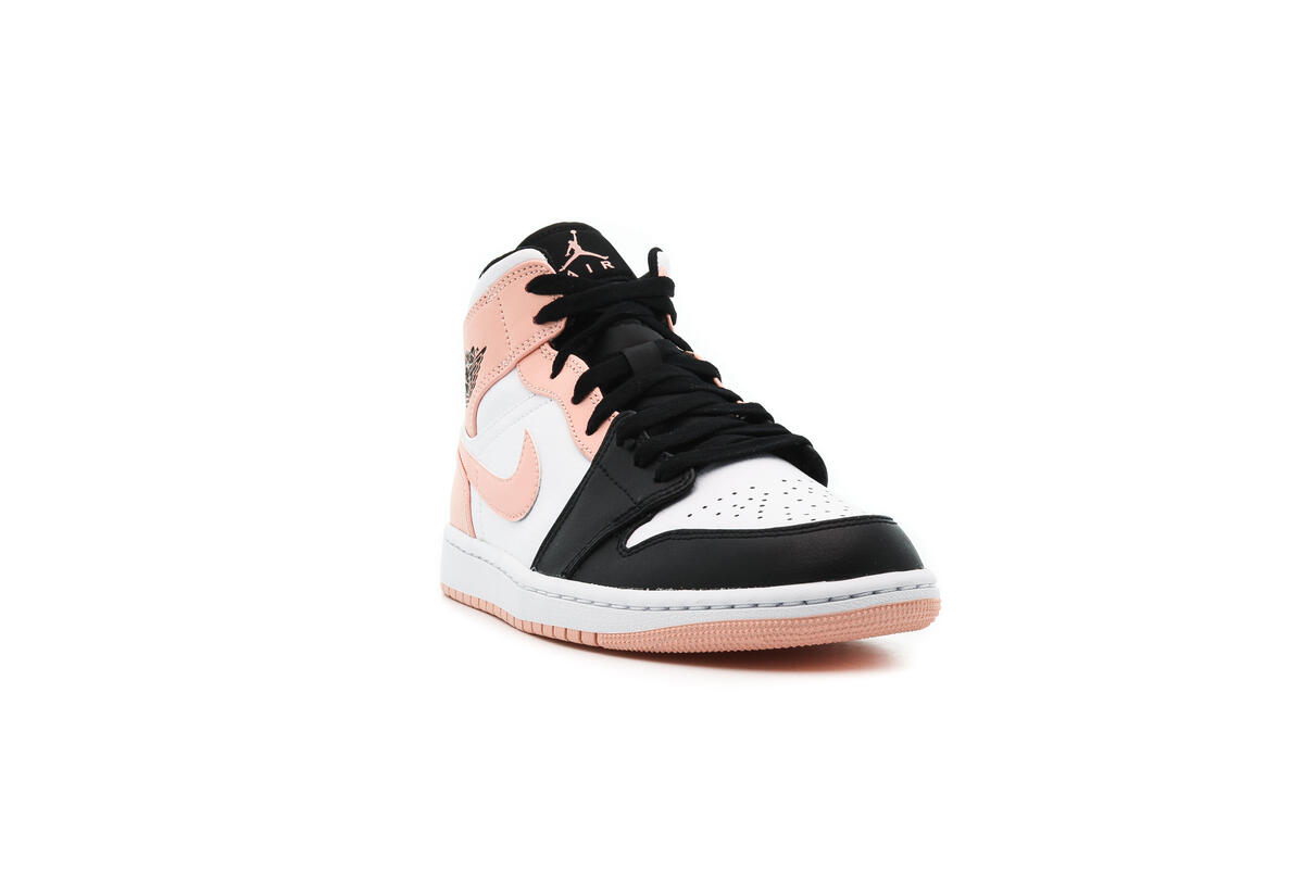 Air Jordan 1 Mid White / Arctic Orange - Black - Image 4