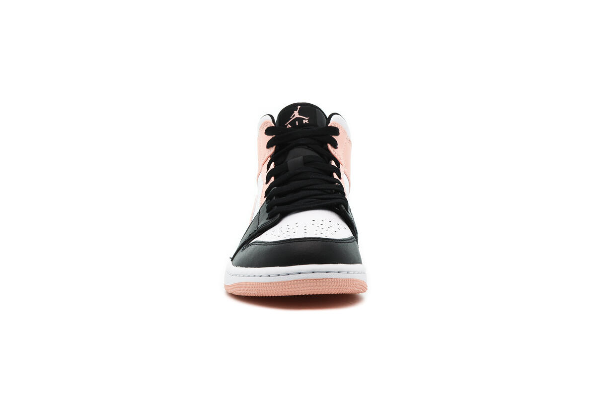 Air Jordan 1 Mid White / Arctic Orange - Black - Image 5