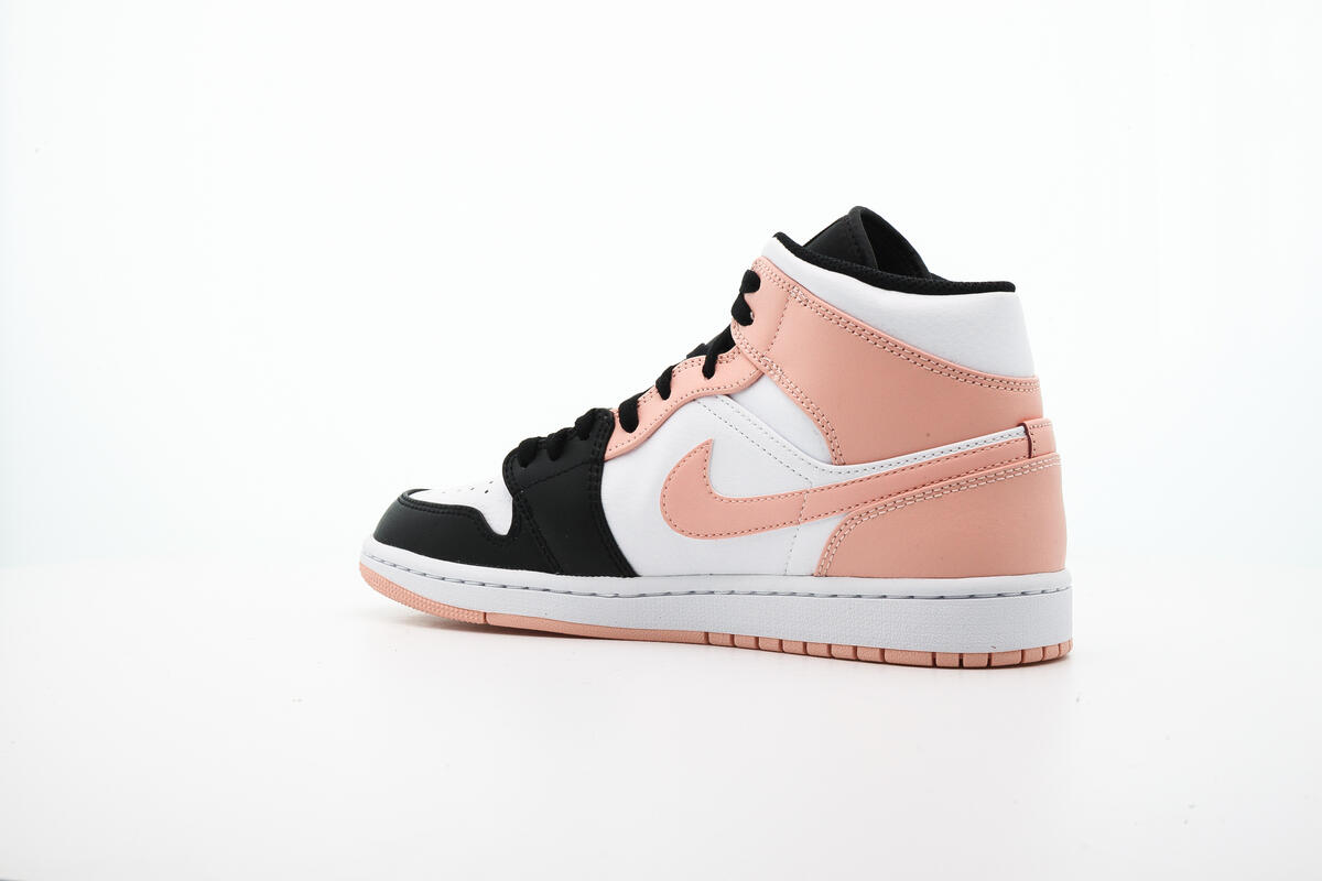 Air Jordan 1 Mid White / Arctic Orange - Black - Image 9