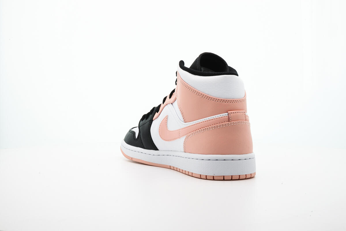 Air Jordan 1 Mid White / Arctic Orange - Black - Image 10