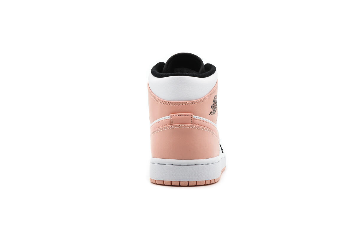 Air Jordan 1 Mid White / Arctic Orange - Black - Image 11
