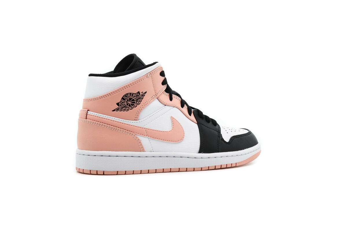 Air Jordan 1 Mid White / Arctic Orange - Black - Image 13