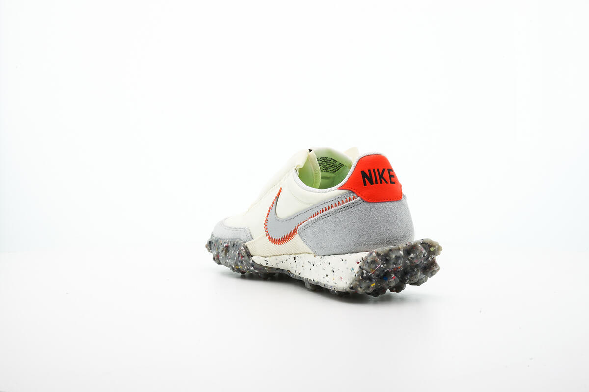 Nike Waffle Racer Crater Coconut Milk/Silver (Women's) - Image 10