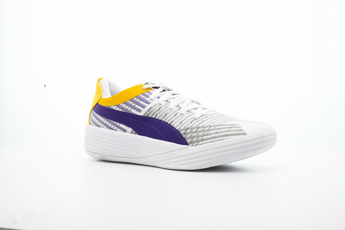 Puma Clyde All-Pro Coast 2 Coast 'Puma White/Prism Violet' - Image 3