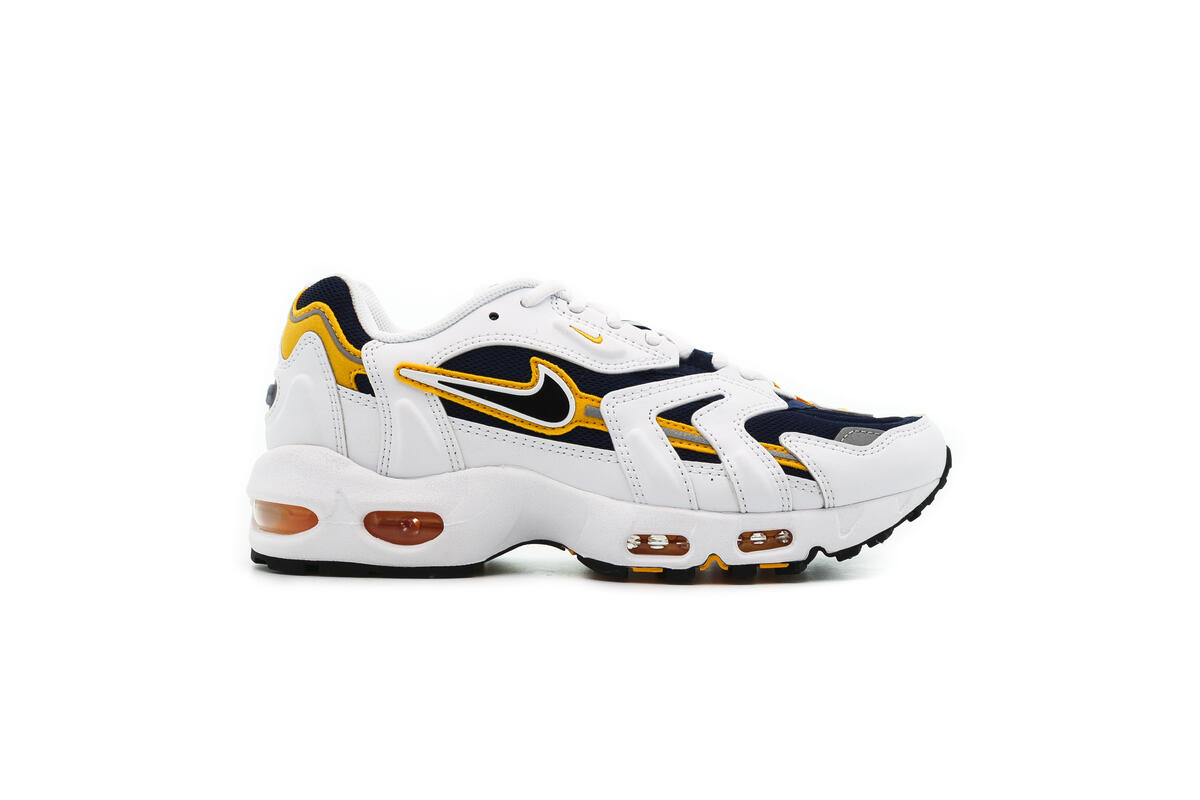 Nike Air Max 96 II OG - White / Black / Midnight Navy / University Gold - Image 12