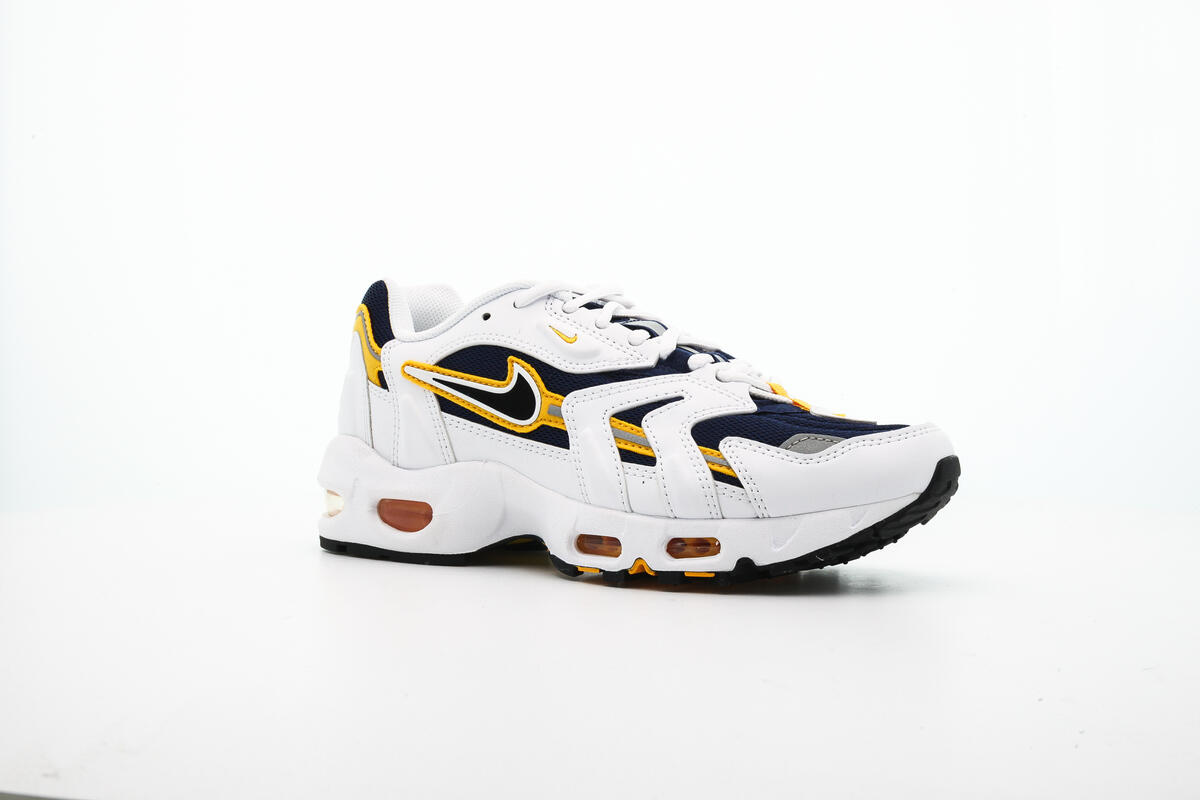 Nike Air Max 96 II OG - White / Black / Midnight Navy / University Gold - Image 13