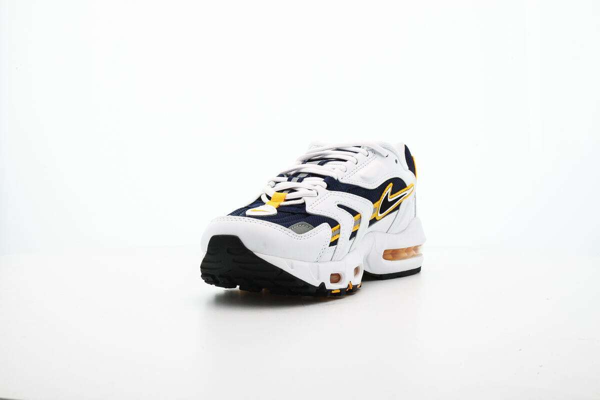 Nike Air Max 96 II OG - White / Black / Midnight Navy / University Gold - Image 16